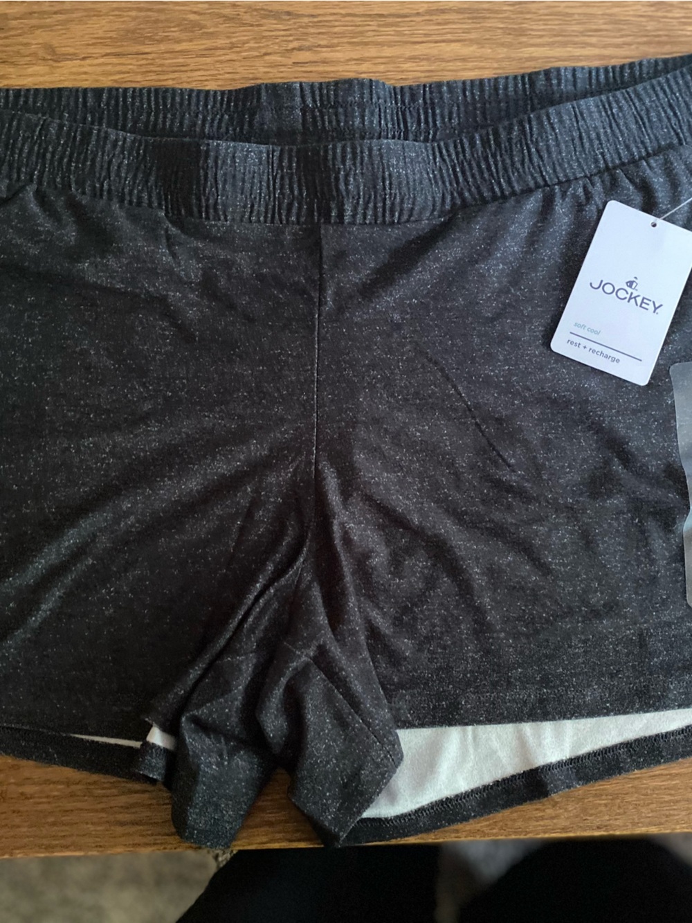 Jockey Women's Dark Charcoal Heather Sleep Shorts